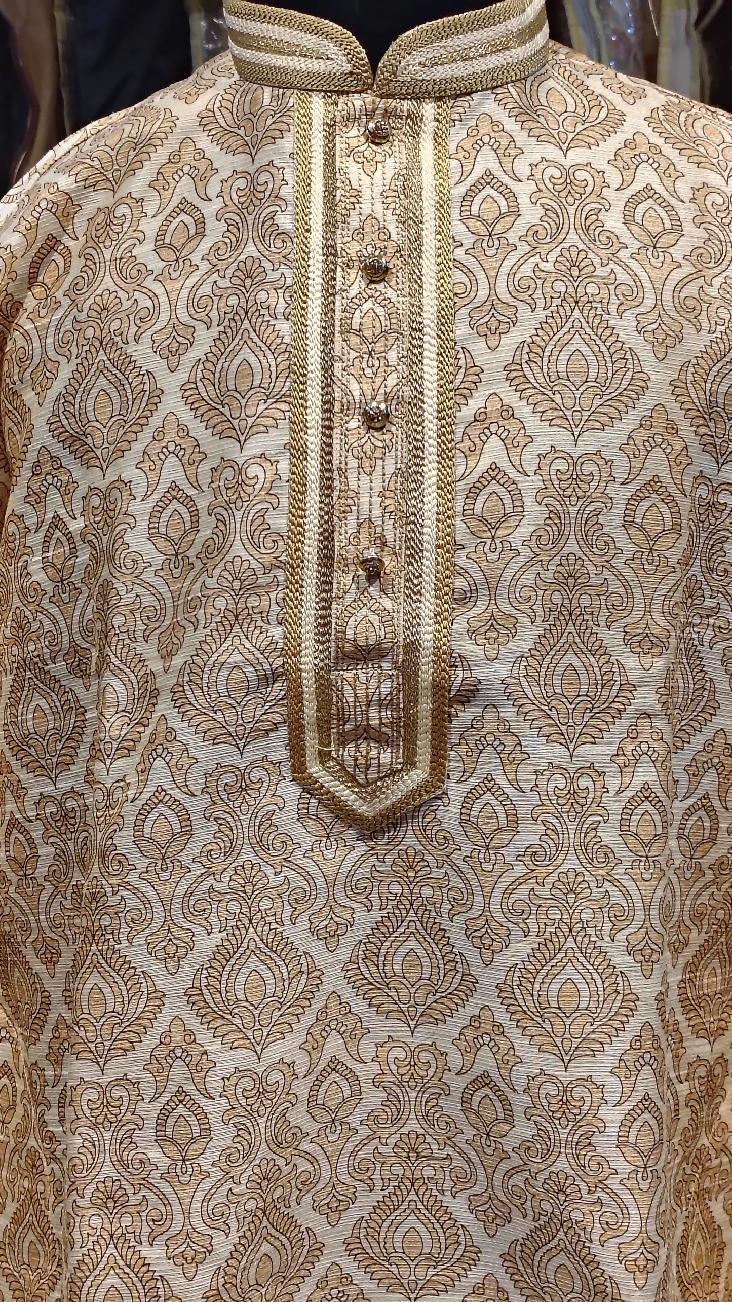 Men's Regal Gold designer Kurta Set