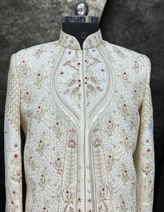 Men's premium  Multi-Panel Embroidered Sherwani